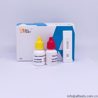 Good price Línea de control en el Strep azul equipos rápidos de los antígenos en especímenes de la esponja de la garganta con CE en línea