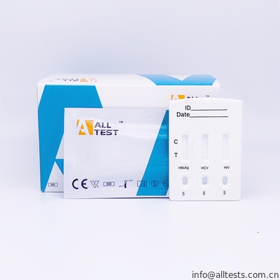 Good price Casete rápido combinado de la prueba de HBsAg /HCV /HIV con el espécimen de suero/de plasma en línea