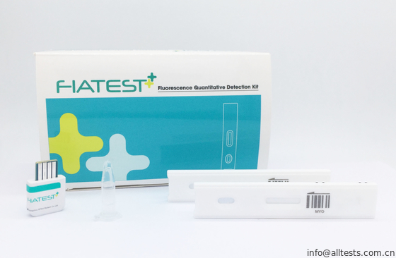 Good price El uso rápido de la prueba de lectura de la mioglobina (MYO) por Fiatest VA analizador del immunoensayo de la fluorescencia en la sangre entera humana /serum /plasma en línea