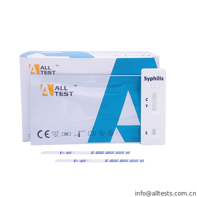 Good price Kit de prueba rápida de sífilis de un paso sensible, kits de diagnóstico en el hogar pruebas de enfermedades infecciosas en línea