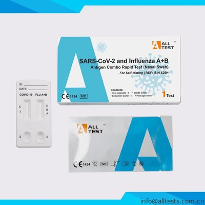 Good price SARS-CoV-2 y esponja nasal de la prueba rápida combinada del antígeno de la gripe A+B en línea